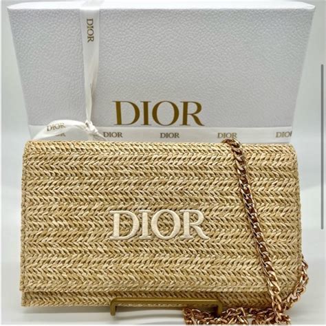 dior raffia clutch free gift|dior raffia bag.